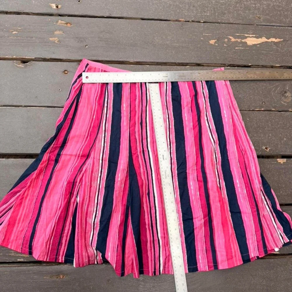 Y2K Pink striped midi skirt - Picture 6 of 6
